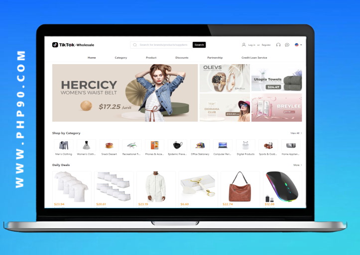 Tiktok跨境电商源码前端内嵌商城uniapp纯源码+后端Java